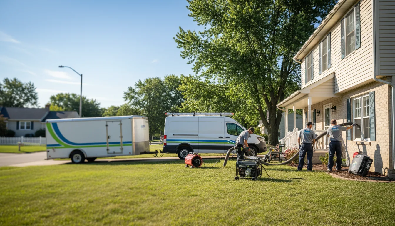 Flooded Basement Restoration And Cleanup With Repair in Keo, AR near me